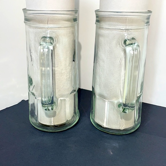 2 1970's Fisher Peanuts NFL Promo Chicago Bears Football Team Helmet Logo Mugs! - Picture 2 of 7